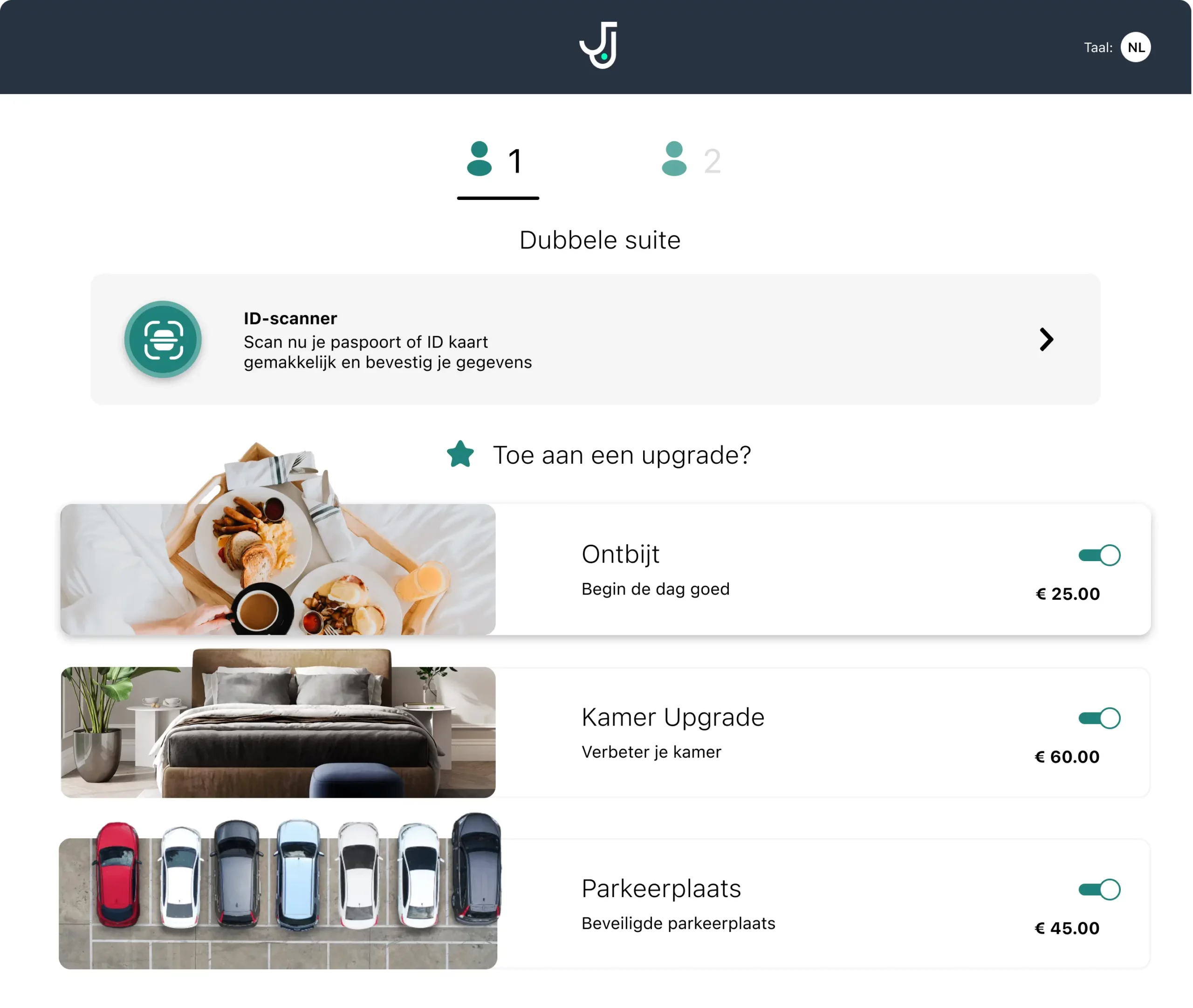 Kamerupgrade-software om extra omzet te genereren in hotels
