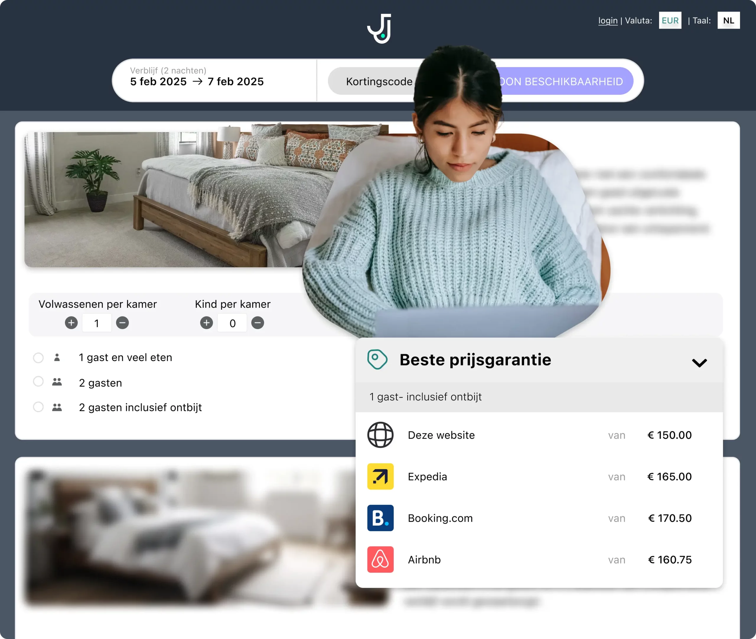 Omzetverhogende functies met prijsvergelijking